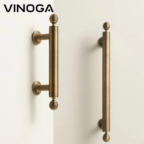 Antique Golden Ball Brass Cabinet Handles V116A
