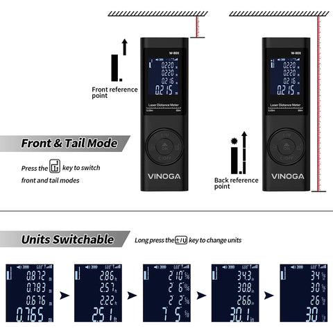 VINOGA Laser Distance Meter 40M