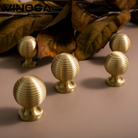 Solid Brass Cabinet Knob V028