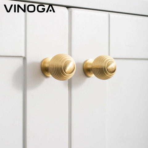 Solid Brass Cabinet Knob V028