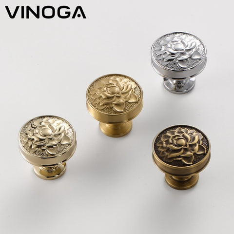 Solid Brass Cabinet Knob V050