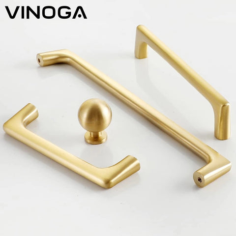 The Nordic Brass Cabinet Handles V110