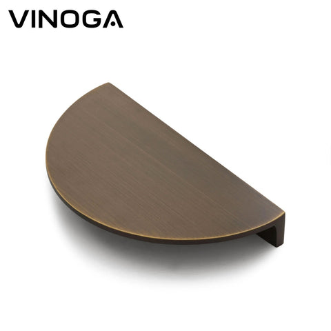 Antique Half Moon Shape Modern Brass Cabinet Handles V203A