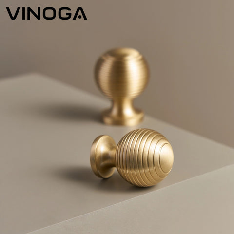 Solid Brass Cabinet Knob V028