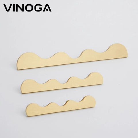 Ripple Brass Cabinet Handles V127