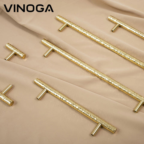 Hammered Brass Cabinet Handles V112