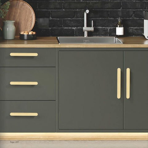 Modern Brass Cabinet Handles V101