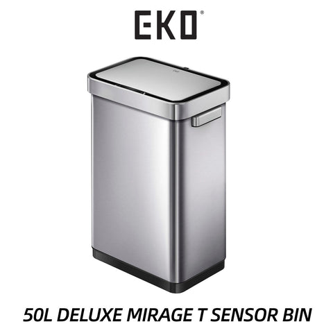 EKO Deluxe Mirage T Soft Closing Sensor Bin 50L