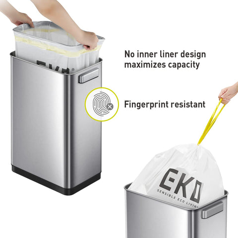 EKO Deluxe Mirage T Soft Closing Sensor Bin 50L