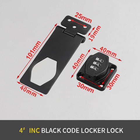 Hasp Lock - 4 Inch Mechanical