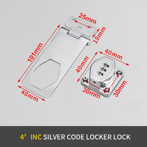 Hasp Lock - 4 Inch Mechanical