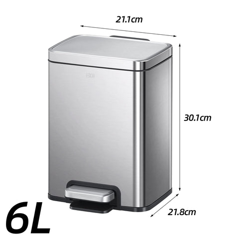 EKO Madison Soft Closing Step Bin 6L/12L