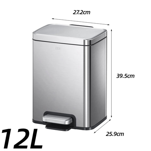 EKO Madison Soft Closing Step Bin 6L/12L