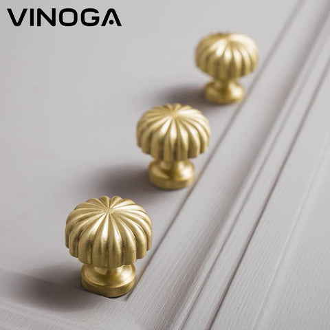 Solid Brass Cabinet Knob V001