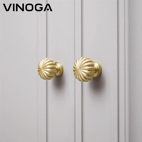 Solid Brass Cabinet Knob V001