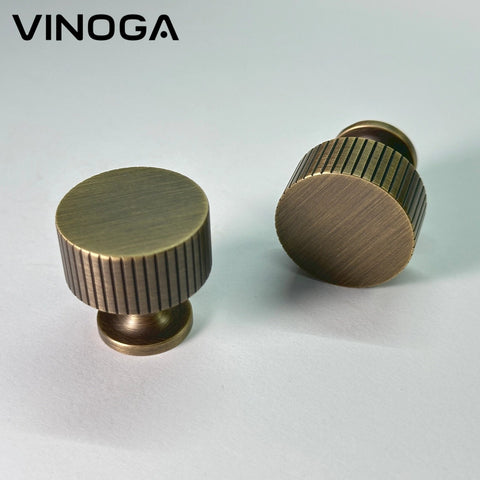 Antique Solid Brass Cabinet Knob V005A