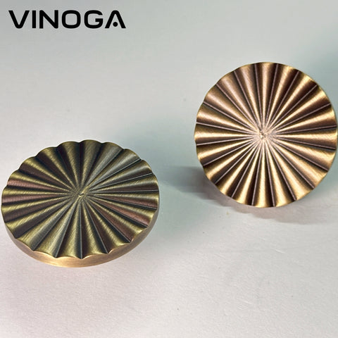 Antique Solid Brass Cabinet Knob V006A-S