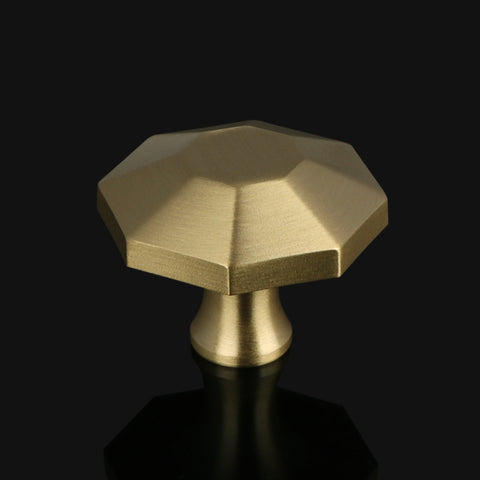 Solid Brass Cabinet Knob V008