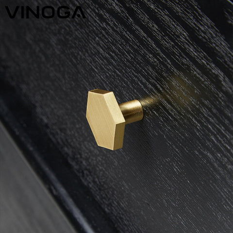 Solid Brass Cabinet Knob V009