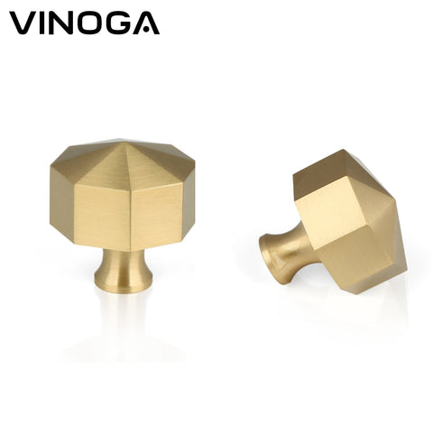 Solid Brass Cabinet Knob V012