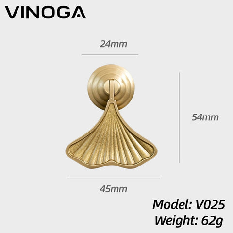 Solid Brass Cabinet Knob V025