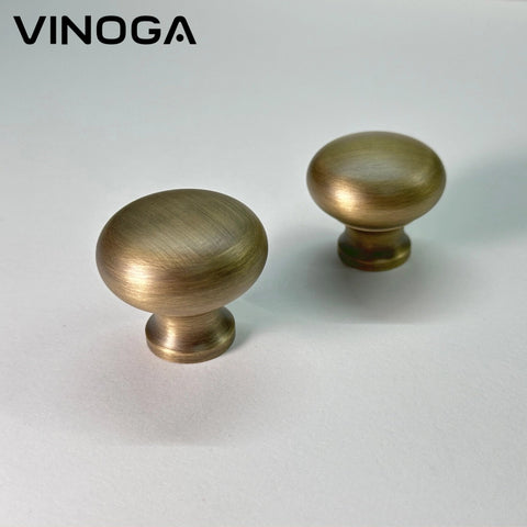 Antique Solid Brass Cabinet Knob V026A