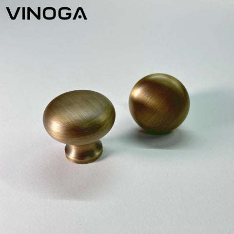 Antique Solid Brass Cabinet Knob V026A
