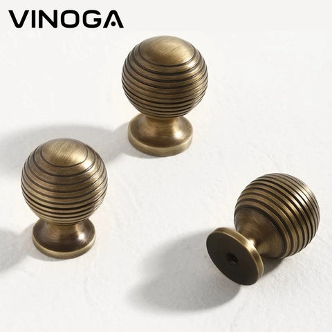 Solid Brass Cabinet Knob V028