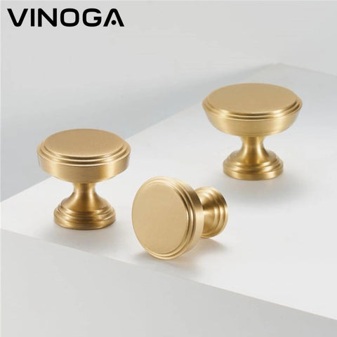 Solid Brass Cabinet Knob V037