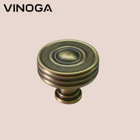 Antique Solid Brass Cabinet Knob V036A