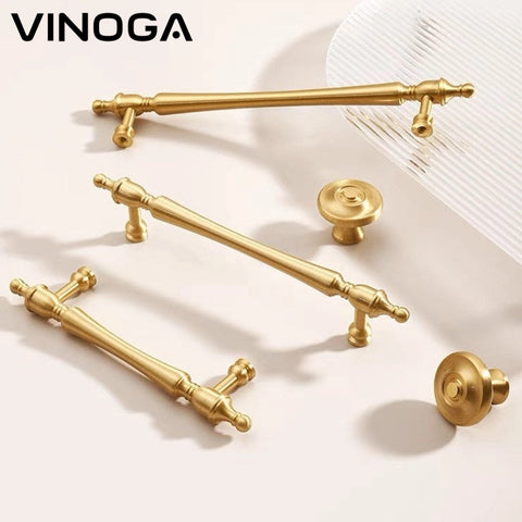 Solid Brass Cabinet Knob V038