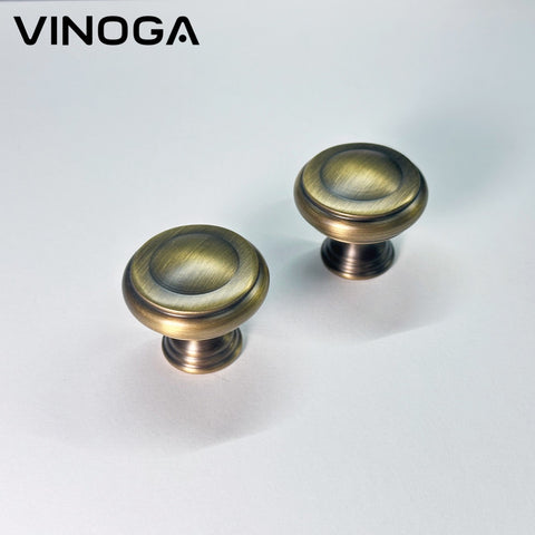 Antique Solid Brass Cabinet Knob V039A