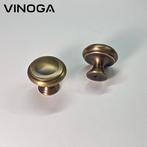 Antique Solid Brass Cabinet Knob V039A