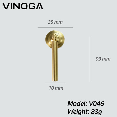 Solid Brass Cabinet Knob V046