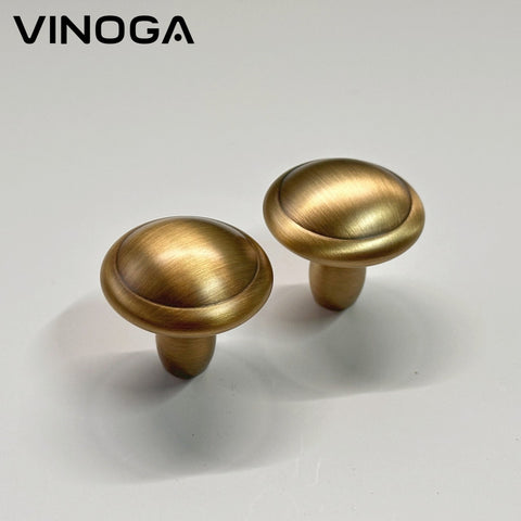 Antique Solid Brass Cabinet Knob V047A