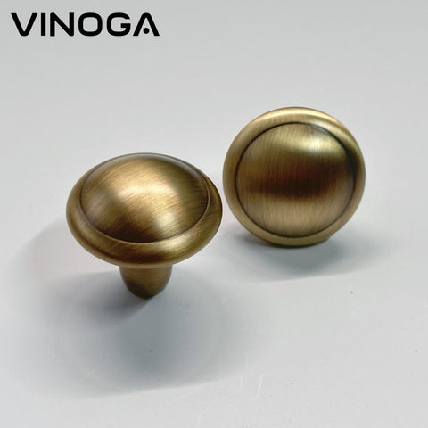 Antique Solid Brass Cabinet Knob V047A
