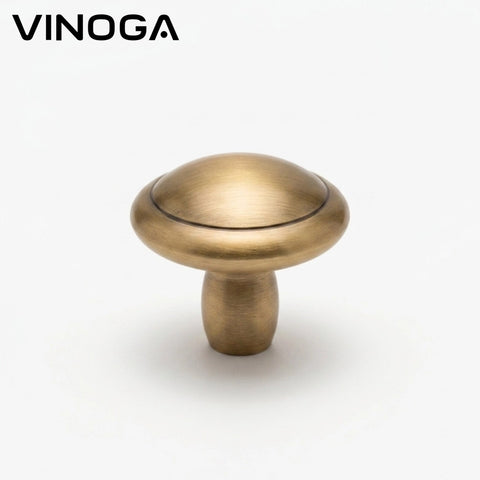 Antique Solid Brass Cabinet Knob V047A