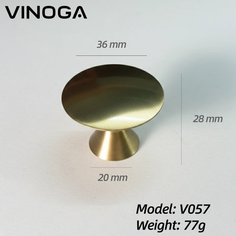 Solid Brass Cabinet Knob V057