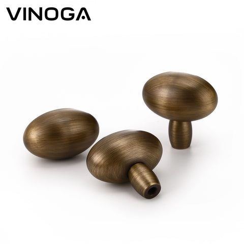 Antique Solid Brass Cabinet Knob V062A