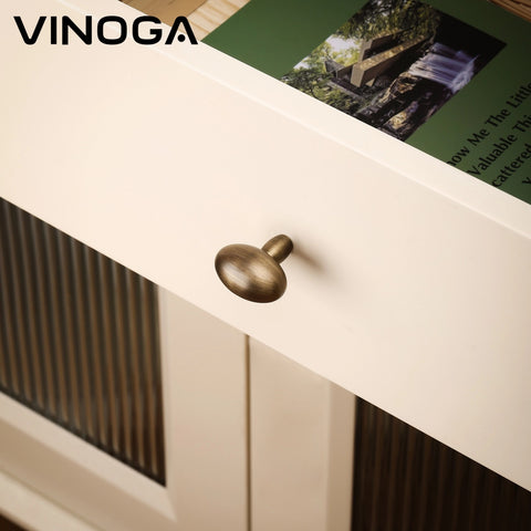 Antique Solid Brass Cabinet Knob V062A