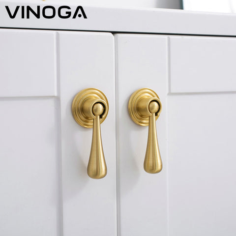 Solid Brass Cabinet Knob V014