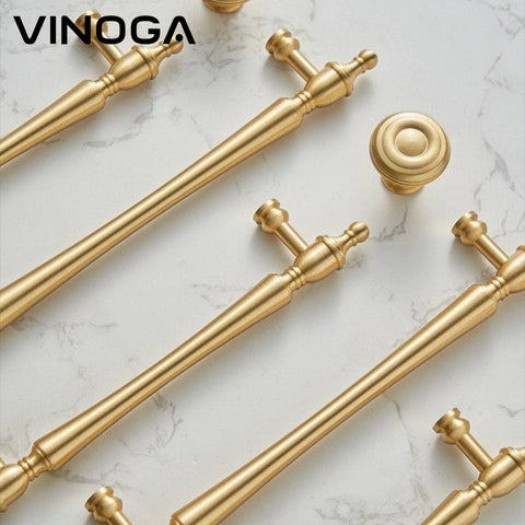 Vintage Brass Cabinet Handles V120