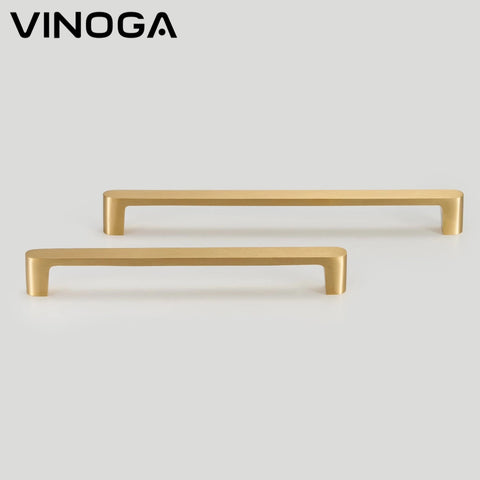 Arc Edge Brass Cabinet Handles V122