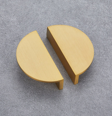 Half Moon Shape Modern Brass Cabinet Handles V203