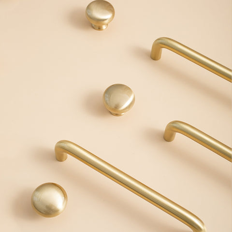 Modern Minimalist Brass Cabinet Handles V109