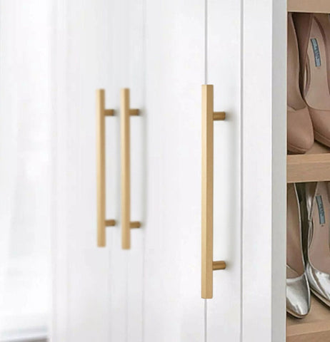 Hexagon Brass Cabinet Handles V103