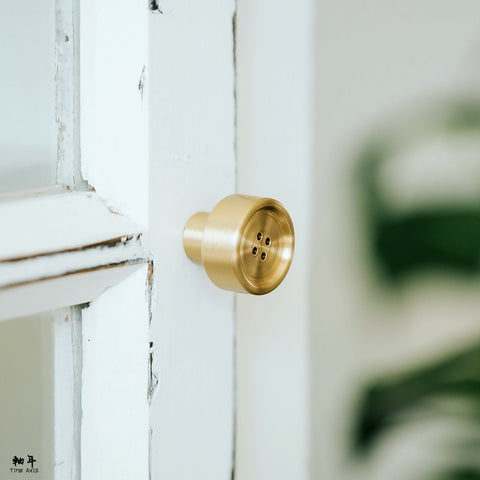 Solid Brass Cabinet Knob V004