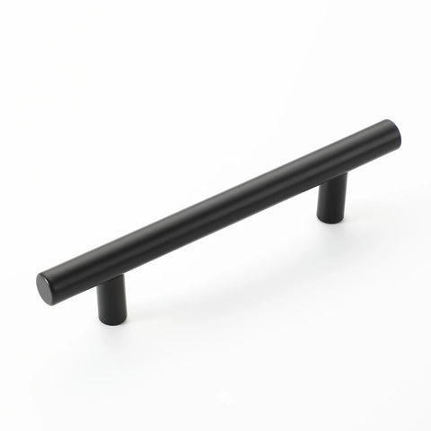 Black Classic T-Bar Brass Cabinet Handles V105B