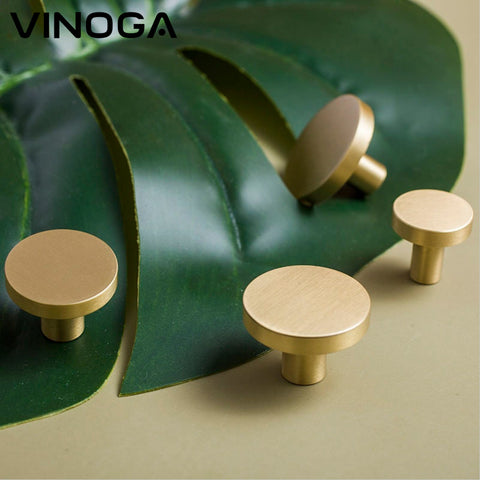 Solid Brass Cabinet Knob V003