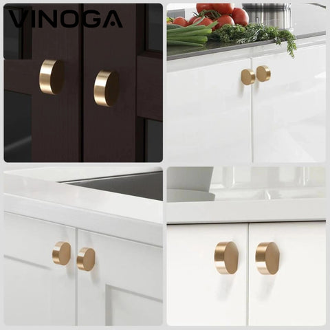 Solid Brass Cabinet Knob V045